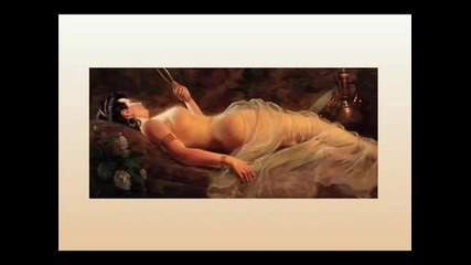 Woman Mirror - Paintings