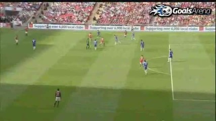 Челси vs Манчестър Юнайтед 1:3 Community Shield гола на Berbatov 