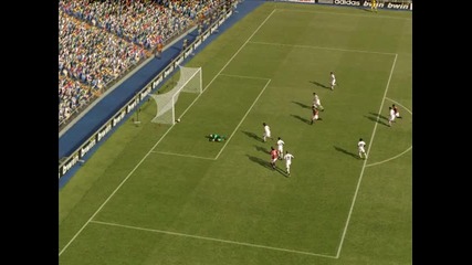 [ H D ] Pes 2011 - Италиански гол на Ибрахимович срещу Реал Мадрид [ H D ]
