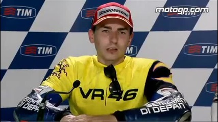 Lorenzo interview after the Italian Gp 