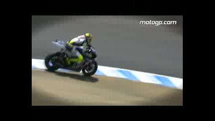Motogp - Rossi vs Stoner Laguna Seca 2008 Battle.flv