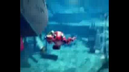 Crazy Frog Fishing.