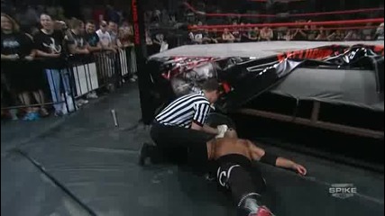 T N A impact 2009/06/11 Scott Steiner vs Samoa Joe [ Furst Blood match]