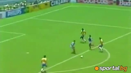 Карека с гол срещу Франция 1986