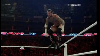 Wwe Raw 16.04.2012 Cm Punk vs. Mark Henry ( No count-out No Dq )