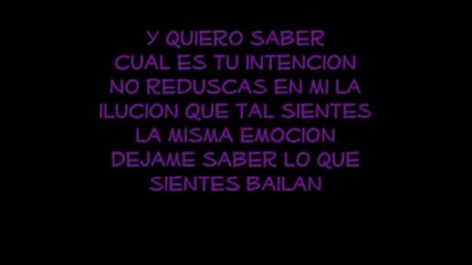 Rbd - Lento (lyrics)