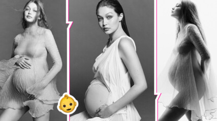 Обратно броене и за Джиджи Хадид: Моделът с впечатляваща бременна фотосесия