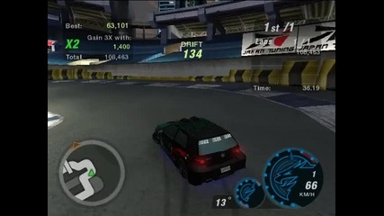Nfs U2 drift Stadium drift 3 