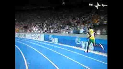 New: Usain Bolt 9.58 100m World Record - Finals Berlin 2009 xvid