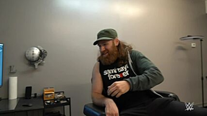 Sami Zayn tries to dig up dirt on Johnny Knoxville in Knoxville, Tenn.