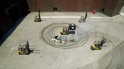 Ken Block_s Gymkhana Four; The Hollywood Megamerci