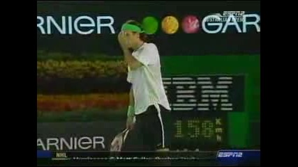 Federer - Best 2nd Serve Ever