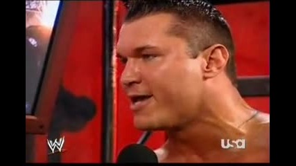 Wwe Raw 2006.8.7 Randy Orton interview