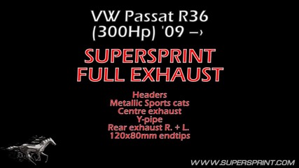 Vw Passat R36 - Exhaust - Acceleration