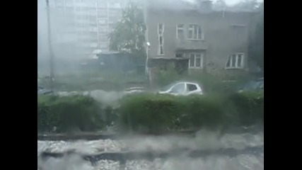 Днешната градушка в София