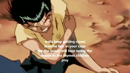 Yu Yu Hakusho Amv - The Wolves Die Young (lyrics)