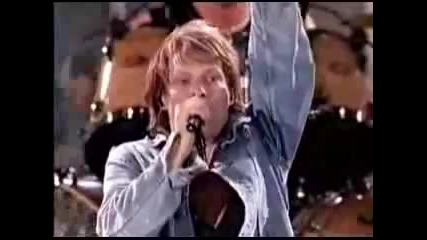 Bon Jovi Livin On A Prayer Live Giants Stadium, East Rutherford, New Jersey July 2001 