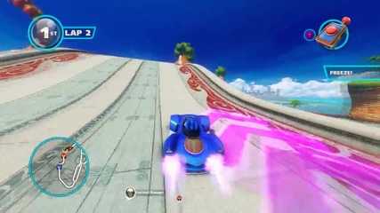 sonic and all star racing transformes:ocean View (лесно)