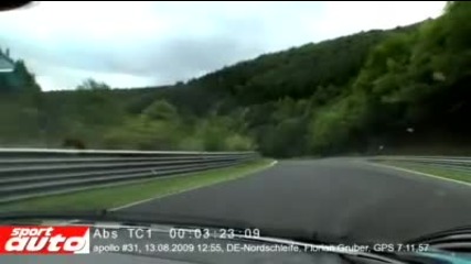 gumpert apollo green hell lap record 