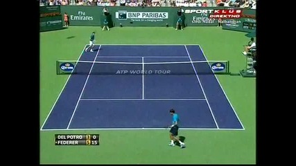 Federer vs Del Potro - Indian Wells 2012