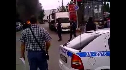 бмв се запали