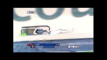 Спускане с шейни Зои 2010 Ванкувър 