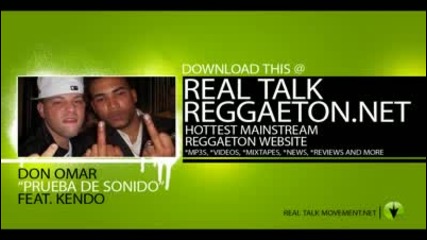 Don Omar and Kendo - Prueba de Sonido
