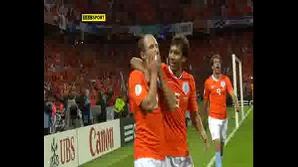Евро 2008 Холандия - Франция 3:1 Робен