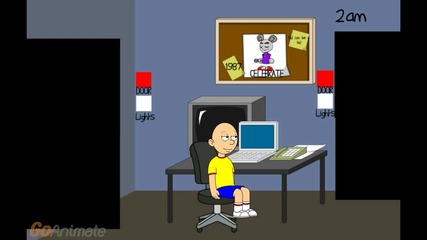 caillou goes to Chuck E Cheese