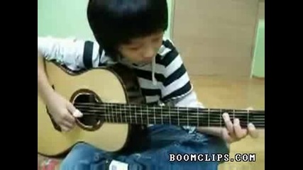 11 Years Old Acoustic Guitar Player ) 
