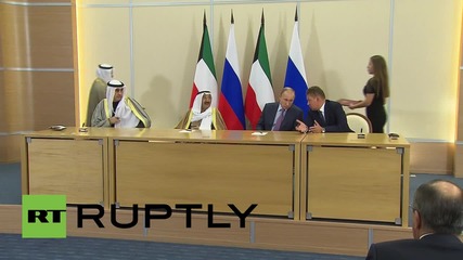 Russia: Putin and Emir of Kuwait oversee signing of bilateral agreements