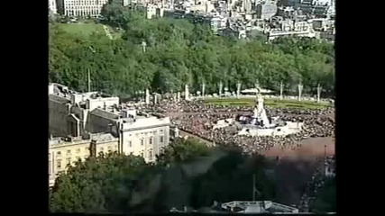 Princess Dianas Funeral Part 11 Horseguards and the flag 