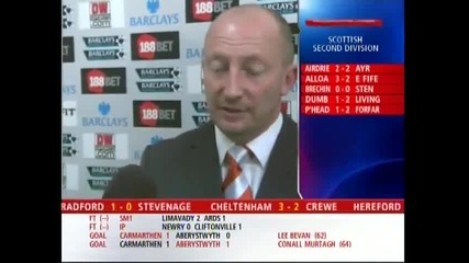Wigan Vs Blackpool 0 - 4 - Ian Holloway Interview - August 14 2010 - [high Quality]
