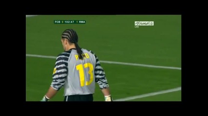 Cristiano Ronaldo's 102th minute goal vs Barcelona Copa Del Ray final 20_4_2011