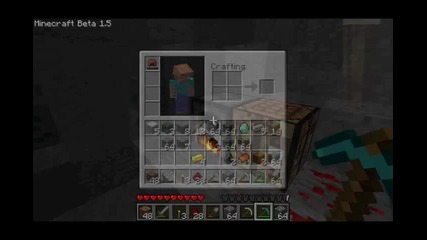 Minecraft 1.5 Surviving ep5: Копаене на мина