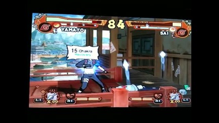 Naruto Ultimate Ninja 5 Yamato vs Sai 