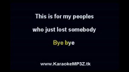 Mariah Carey - Bye Bye (karaoke)