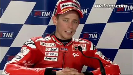 Casey Stoner interview after the Netherlands Gp 