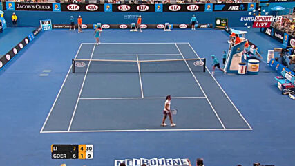 Li vs Goerges Australian Open 2013 Highlights