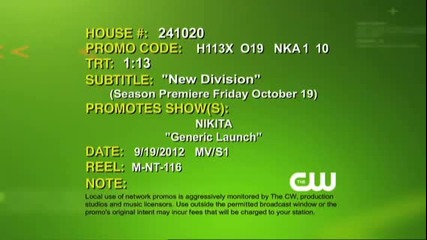 Nikita - Season 3 - First Official Promo