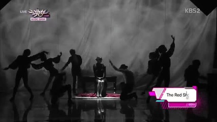Iu - Between The Lips + Red Shoes @music Bank [11/10/13]