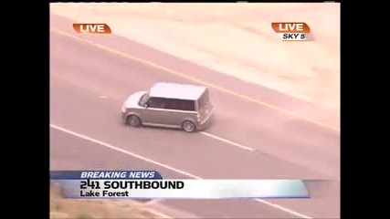 Crazy Orange County Police Pursuit 
