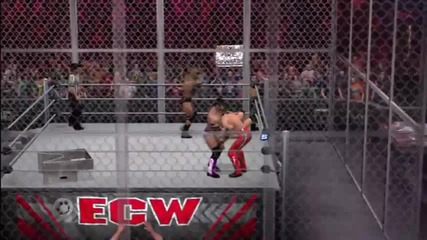 Wwe Smackdown vs Raw 2011 The Nexus vs Rated Rko Hell in a Cell