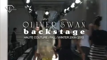 fashiontv Ftv.com - Paris Hc F W 09 - 10 Oliver Swan backstage 