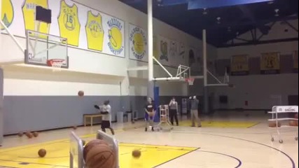 Stephen Curry Practice for 3 Point Shootout 2013