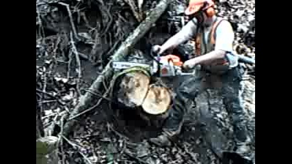 Stihl Ms270 Cutting Junk Wood
