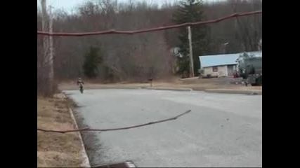 Yz250f Stand Up Wheelies 