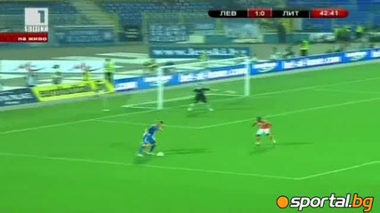 Българския футбол Левски 3-2 Литекс
