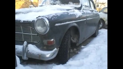 Winter Cold Start 1966 Volvo Amazon
