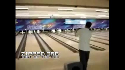 funny bowling accident - i bet he didnt mean to do that